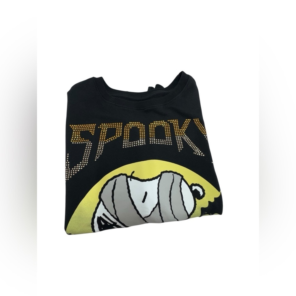 Peanuts Spooky Snoopy Black Halloween Graphic Sweater - Picture 7 of 7